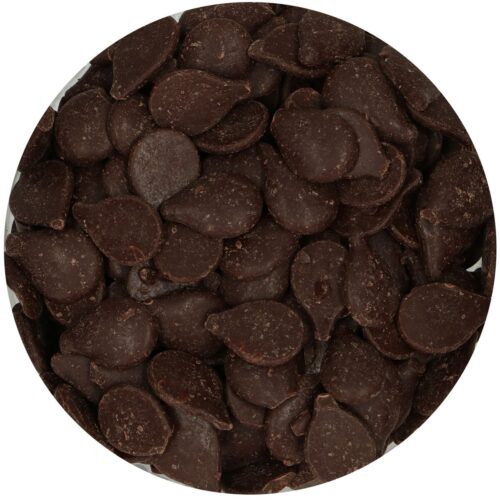 Funcakes deco melts - donkere chocosmaak - 250g - afbeelding 2