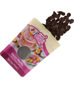 Funcakes deco melts - donkere chocosmaak - 250g bij cake, bake & love 10