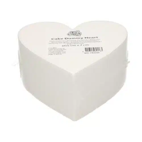 Funcakes taart dummy hart ø15 cm x 7 cm