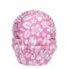 House of marie baking cups aloha bloem roze pk/50 bij cake, bake & love 3