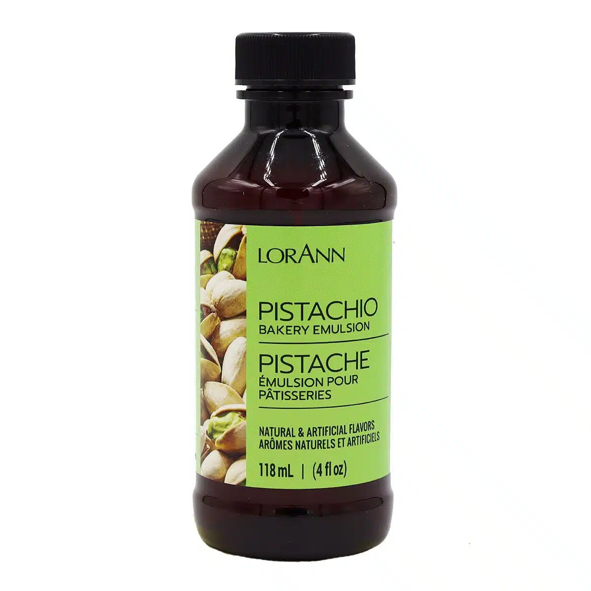 Lorann bakery emulsion - pistache 118ml bij cake, bake & love 5 Lorann bakery emulsion - pistache 118ml