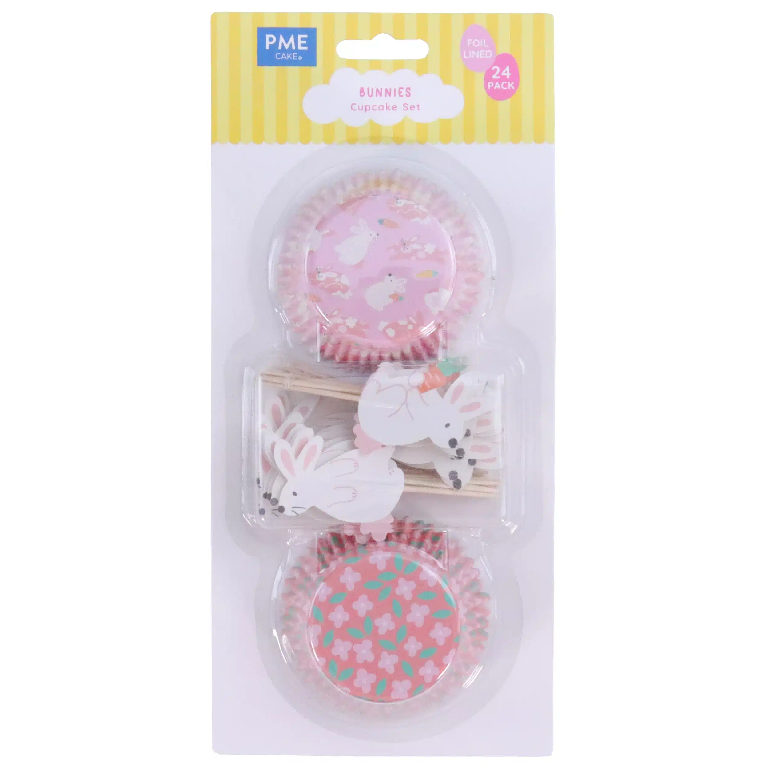 Pme easter cupcake cases & toppers set of 24 - bunnies bij cake, bake & love 5 Pme easter cupcake cases & toppers set of 24 - bunnies