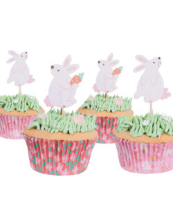 Pme easter cupcake cases & toppers set of 24 - bunnies bij cake, bake & love 10