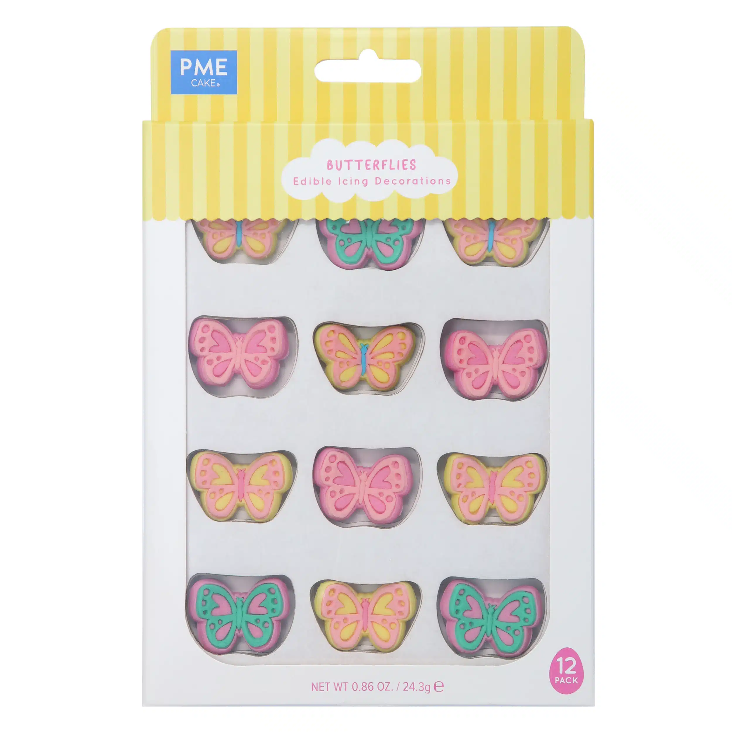 Pme easter edible sugar decorations - butterflies, set of 12 bij cake, bake & love 5 Pme easter edible sugar decorations - butterflies, set of 12