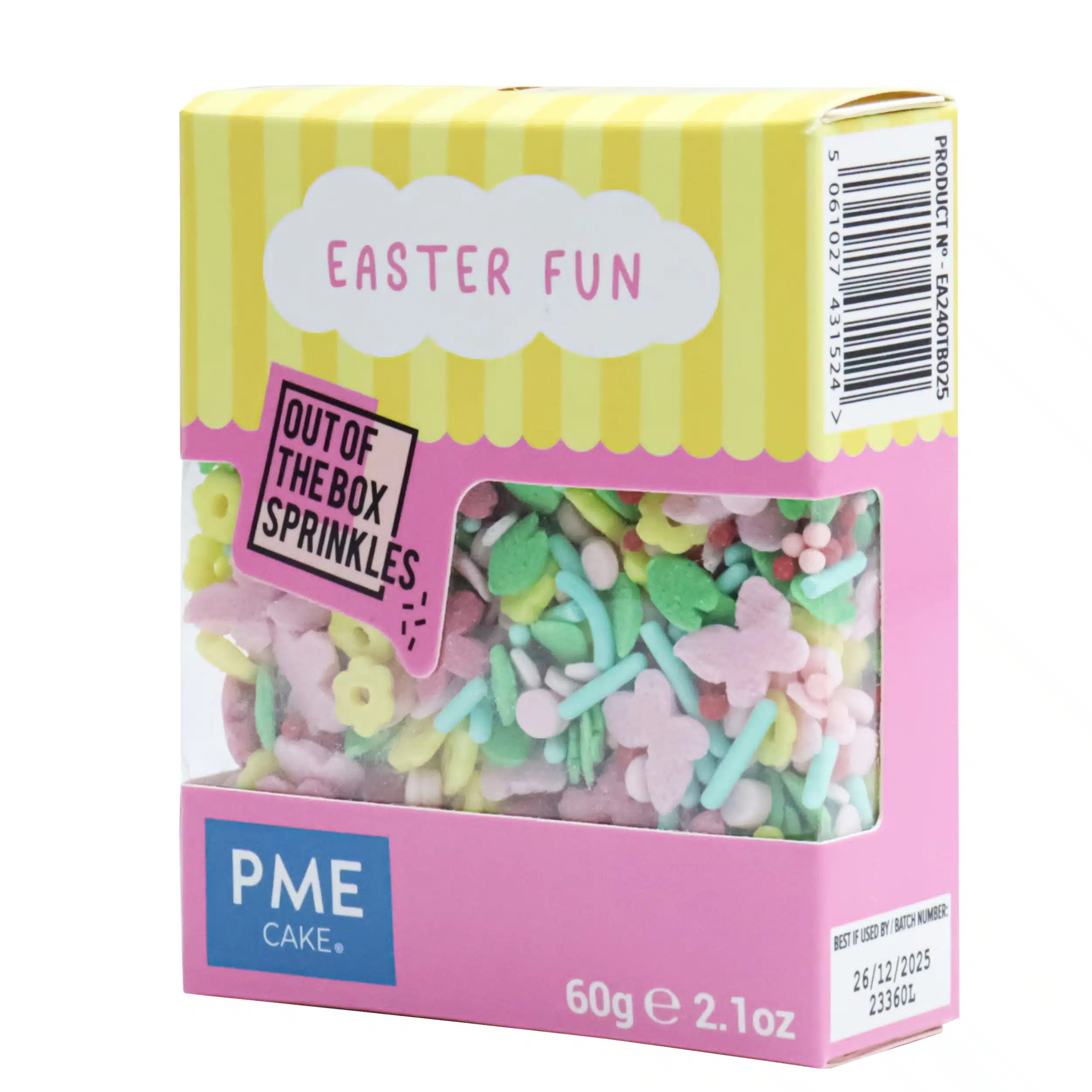 Pme easter "out the box" sprinkles - easter fun, 60g bij cake, bake & love 6 Pme easter "out the box" sprinkles - easter fun, 60g - afbeelding 2