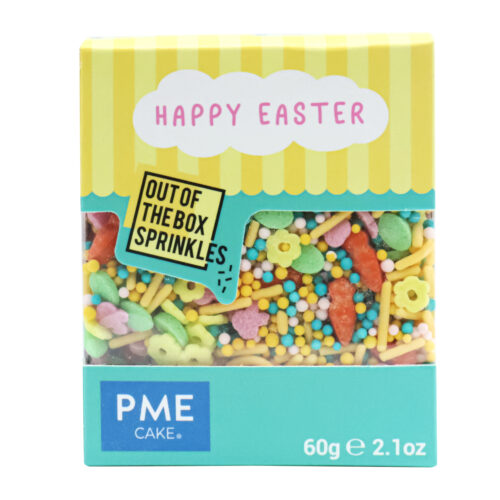 Pme easter "out the box" sprinkles - happy easter, 60g