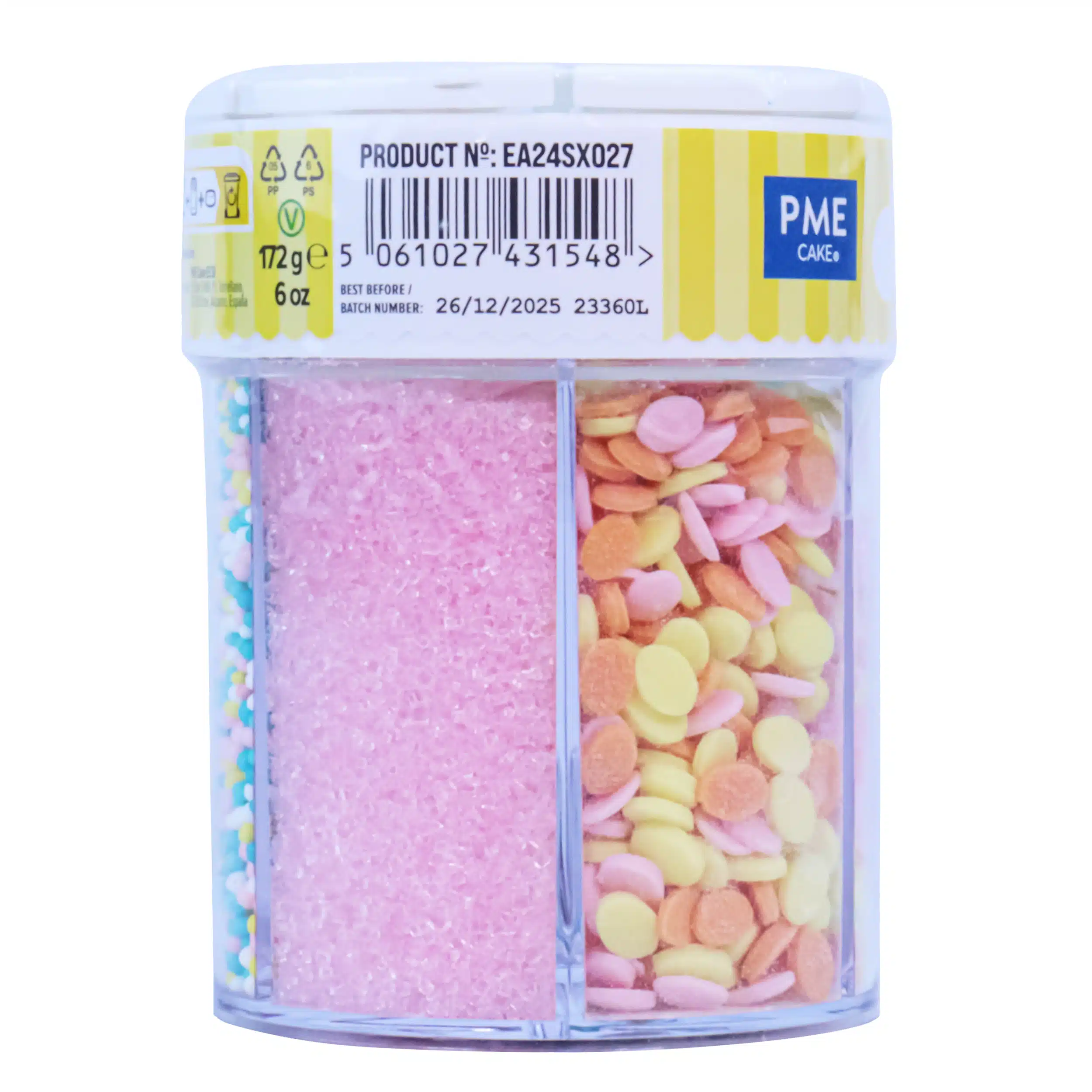 Pme 6-in-1 easter sprinkle mix (172g) bij cake, bake & love 6 Pme 6-in-1 easter sprinkle mix (172g) - afbeelding 2