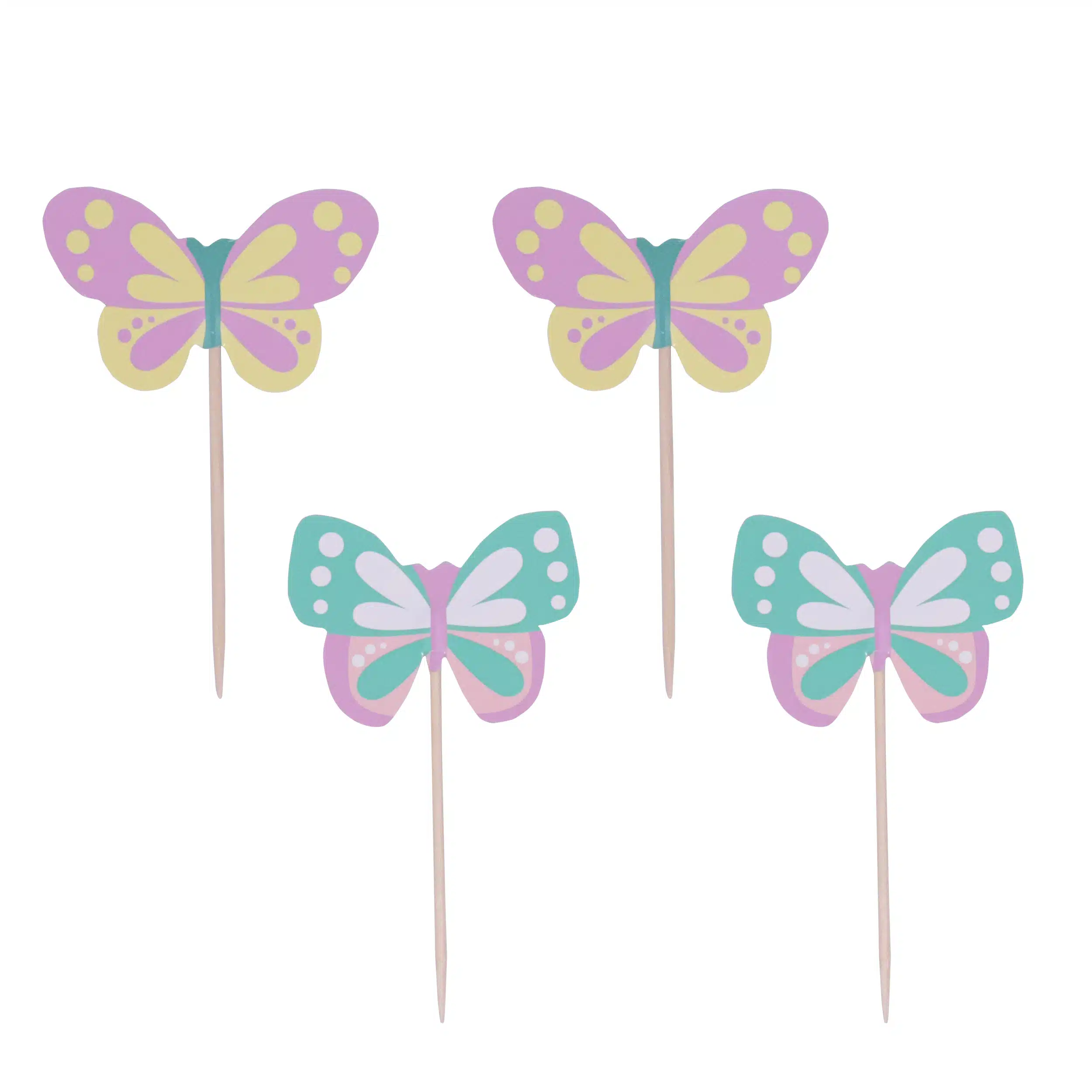 Pme easter cupcake toppers - butterflies, set of 24 bij cake, bake & love 6 Pme easter cupcake toppers - butterflies, set of 24 - afbeelding 2