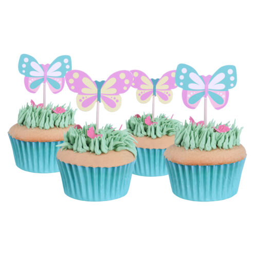 Pme easter cupcake toppers - butterflies, set of 24 - afbeelding 3