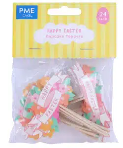 PME Easter Cupcake Toppers - Happy Easter, Set of 24