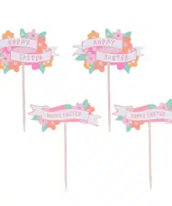 Alternative view of PME Easter Cupcake Toppers - Happy Easter, Set of 24