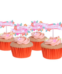 Pme easter cupcake toppers - happy easter, set of 24 bij cake, bake & love 10