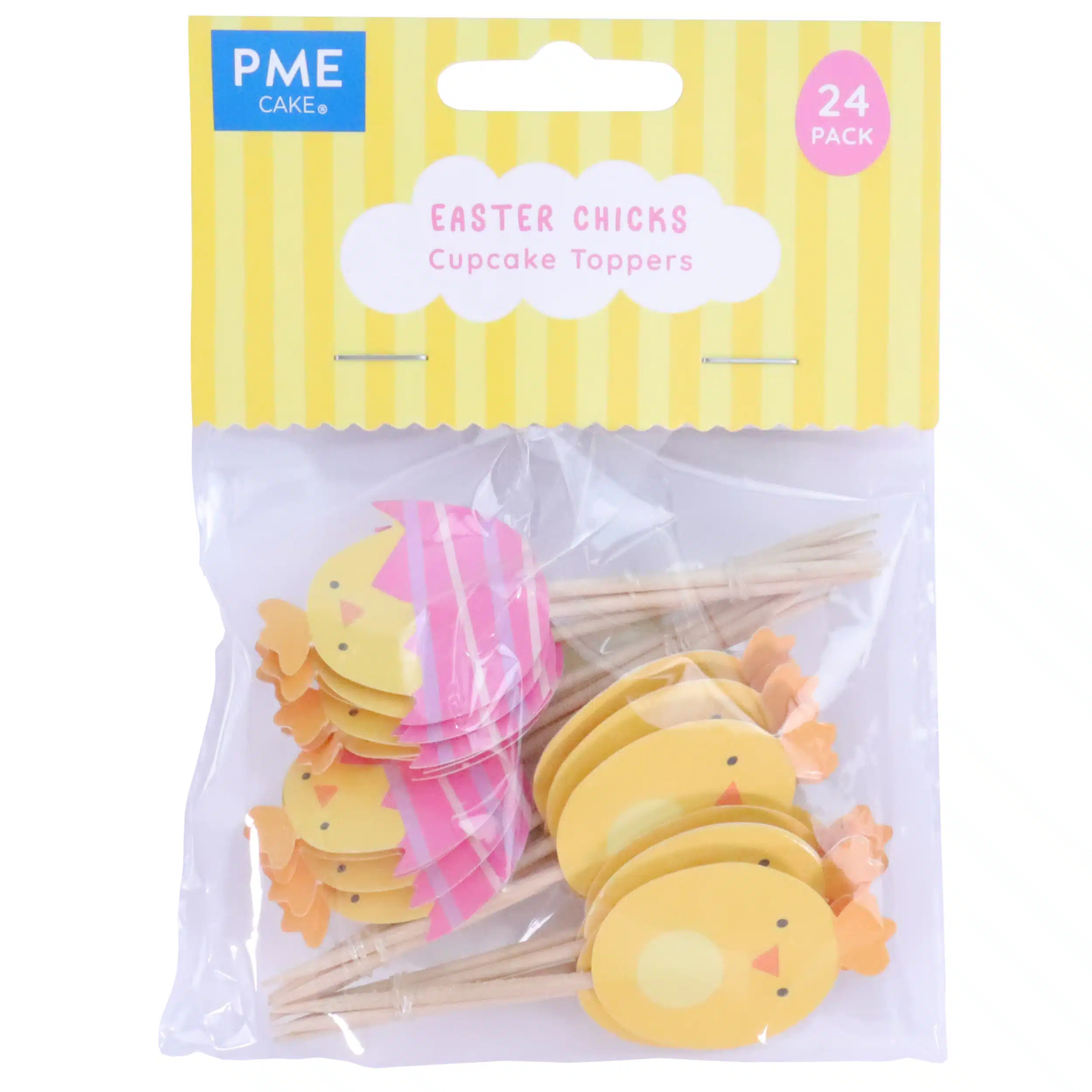 Pme easter cupcake toppers - chicks, set of 24 bij cake, bake & love 5 Pme easter cupcake toppers - chicks, set of 24