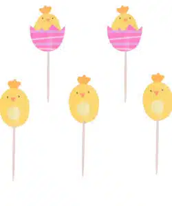 Alternative view of PME Easter Cupcake Toppers - Chicks, Set of 24