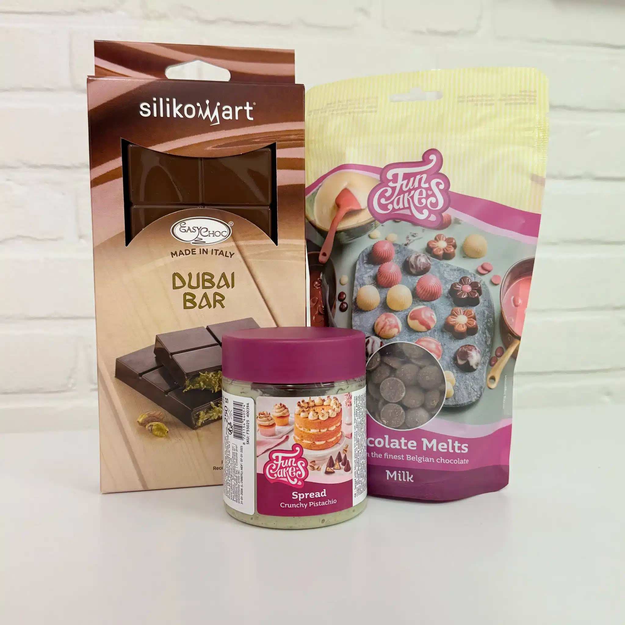 Dubai chocoladereep bij cake, bake & love 5 Dubai chocoladereep