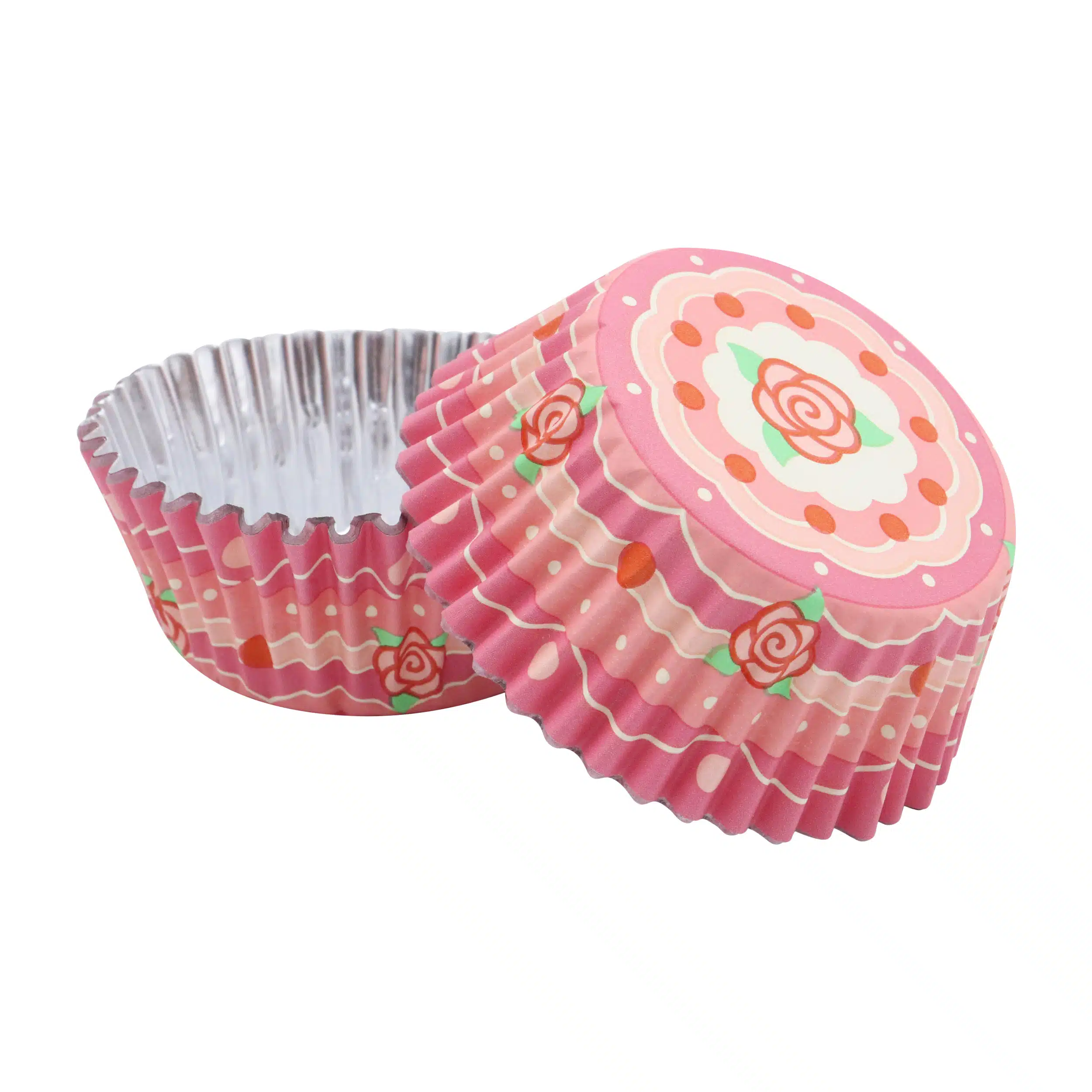 Pme vintage foil-lined cupcake cases - roses (pack of 30) bij cake, bake & love 6 Pme vintage foil-lined cupcake cases - roses (pack of 30) - afbeelding 2