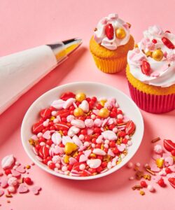 Funcakes 3d sprinkle medley - secret valentine 70g bij cake, bake & love 11