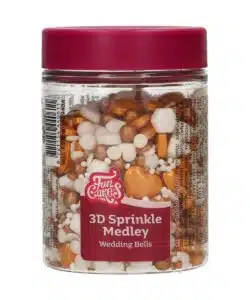 FunCakes 3D Sprinkle Medley - Wedding Bells 70g