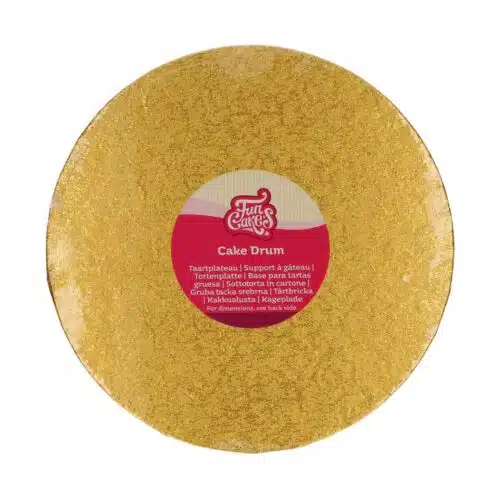 Funcakes cake drum rond ø20 cm - goud