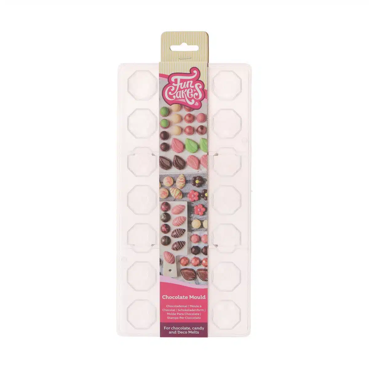 Funcakes chocolate mould diamond bij cake, bake & love 5 Funcakes chocolate mould diamond