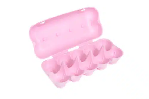 Eierdoos roze 10 gaten
