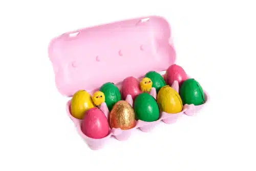 Eierdoos roze 10 gaten - afbeelding 3