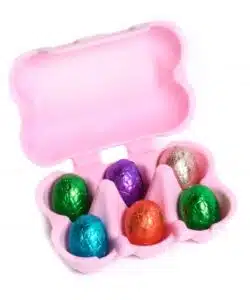 Alternative view of Mini Eierdoos Roze 6 gaten