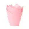 House of marie tulip baking cups - baby pink pk/36 bij cake, bake & love 1