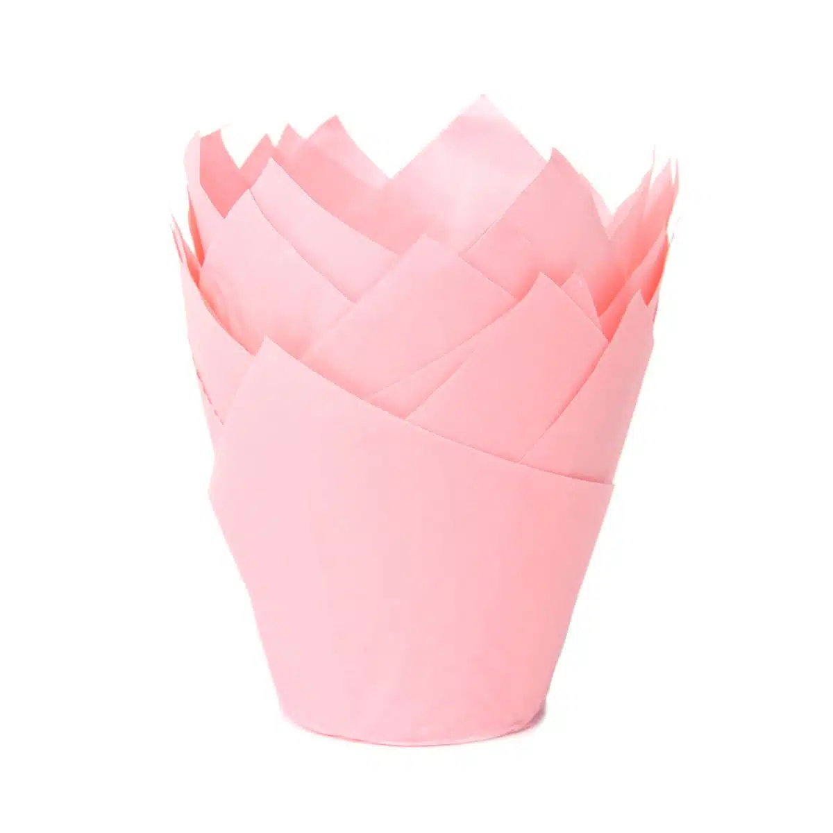 House of marie tulip baking cups - baby pink pk/36 bij cake, bake & love 5 House of marie tulip baking cups - baby pink pk/36