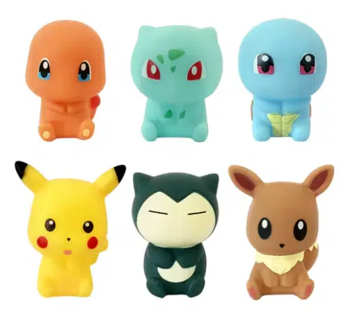 Plastic decoratieset cute baby pokemon set 6