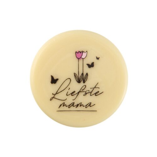 Chocolade decoratie liefste mamma 3,8 cm - 10 stuks
