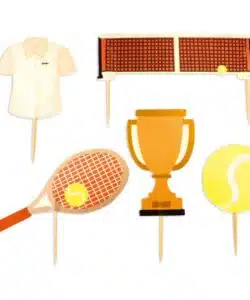 Alternative view of Taartdecoratie set Tennis