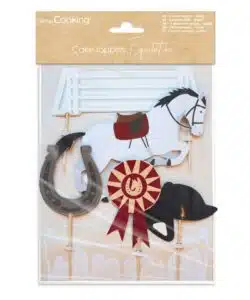 Taartdecoratie set Paardrijden