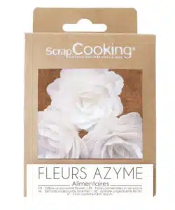 Ouwel decoratie Witte Rozen 3 stuks