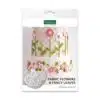 Katy sue siliconen mal - stoffen bloemen en fancy bladeren bij cake, bake & love 1