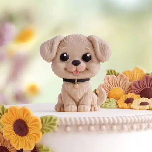 Katy sue siliconen mal - easy stand hond - afbeelding 2