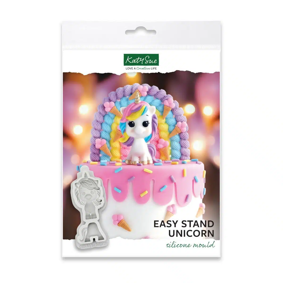 Katy sue siliconen mal - easy stand eenhoorn bij cake, bake & love 5 Katy sue siliconen mal - easy stand eenhoorn