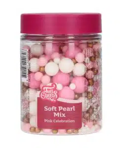 FunCakes Soft Pearls Mix Pink Celebration 80g