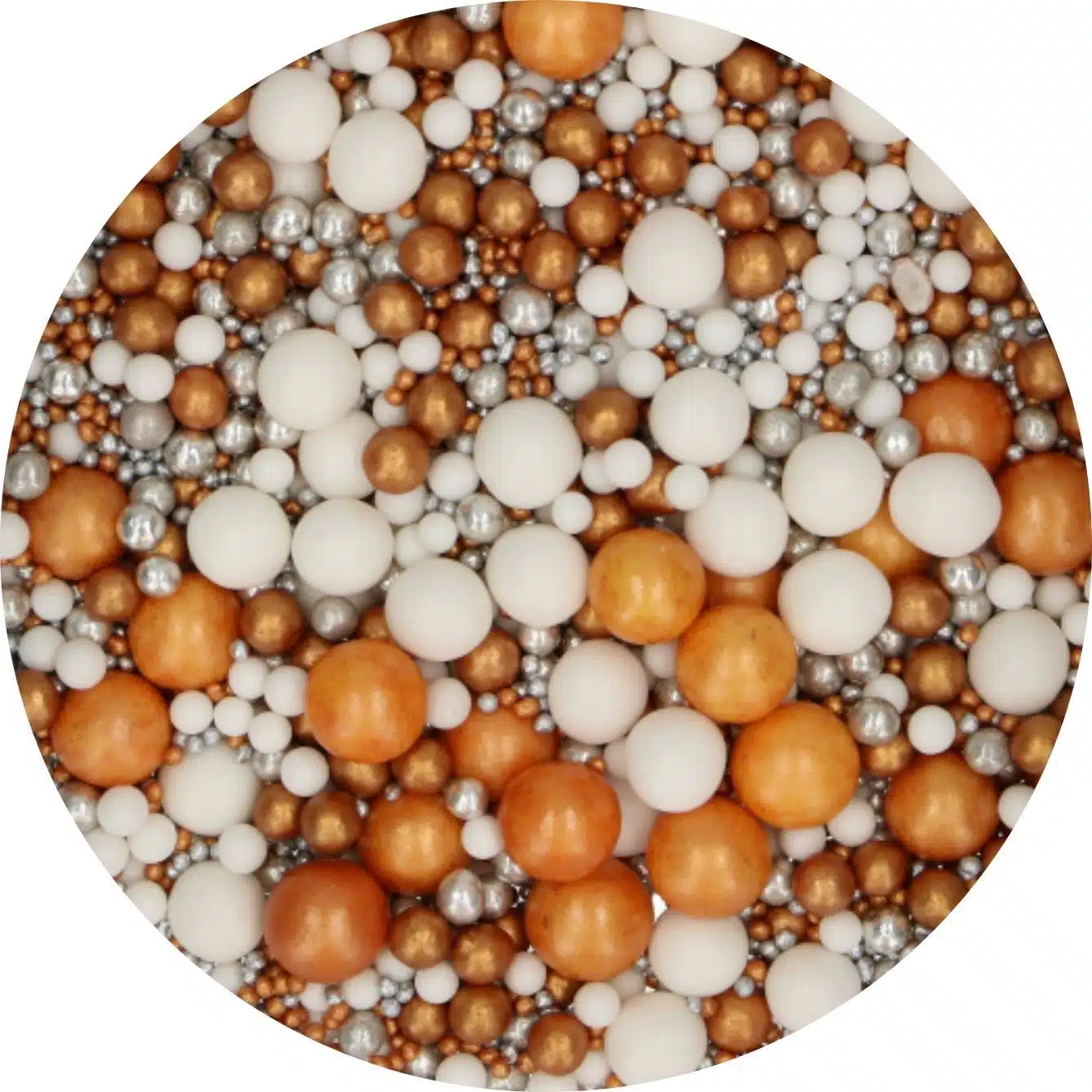 Funcakes soft pearls mix glamour vibes 80g bij cake, bake & love 7 Funcakes soft pearls mix glamour vibes 80g - afbeelding 3