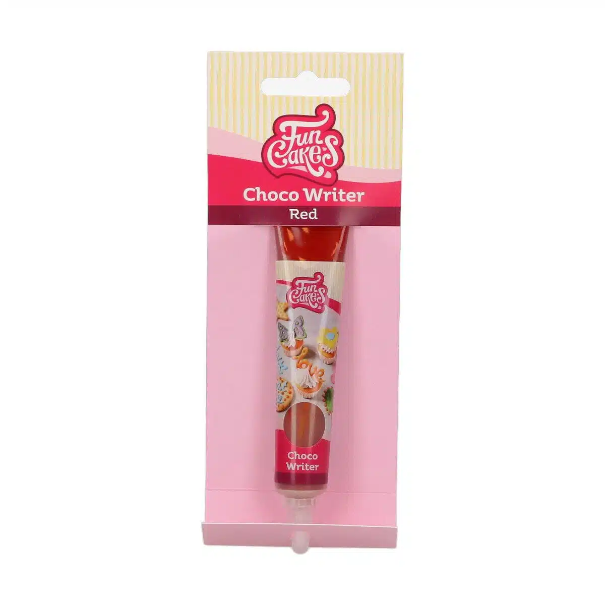 Funcakes choco writer rood 25 g bij cake, bake & love 6 Funcakes choco writer rood 25 g - afbeelding 2