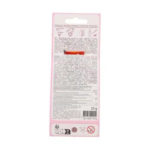 Funcakes choco writer rood 25 g - afbeelding 3