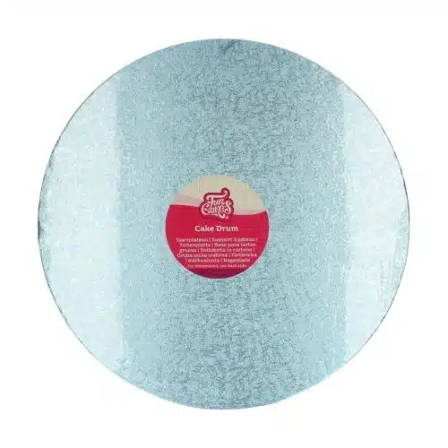 Funcakes cake drum rond ø35,5 cm - baby blauw