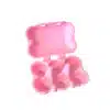 Mini eierdoos roze 6 gaten bij cake, bake & love 3