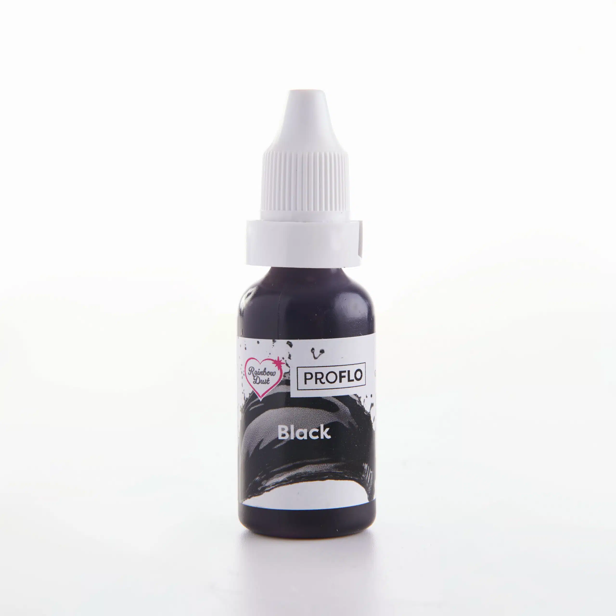 Rd proflo liquid colour - black -16ml bij cake, bake & love 5 Rd proflo liquid colour - black -16ml