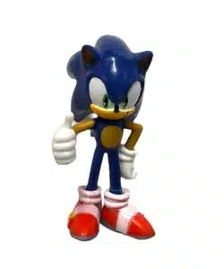 Sonic Poppetje Taartdecoratie 6 cm