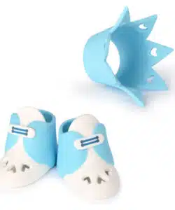Alternative view of Suikerdecoratie Kit Babyshoentjes & Kroon Blauw