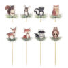 Bosdieren cupcake prikkers pk/24 bij cake, bake & love 3