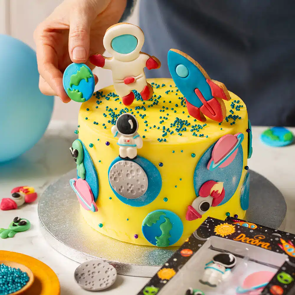 Decora suikerdecoraties space pk/6 bij cake, bake & love 8 Decora suikerdecoraties space pk/6 - afbeelding 4