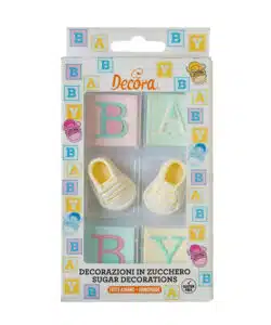 Decora Suikerdecoraties Baby Shower pk/6