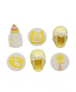 Alternative view of Decora Suikerdecoraties Baby Party Yellow pk/6